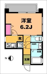 月村マンションNo.24の間取り画像