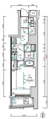 アルテシモコルソの間取り画像