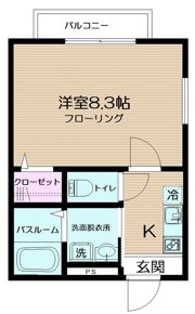 シャトレバレ町屋の間取り画像