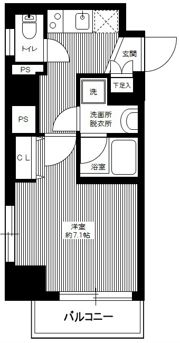 HY’s両国の間取り画像