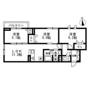 （仮）セレスティア豊玉南の間取り画像