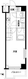 ルーブル武蔵小杉六番館の間取り画像