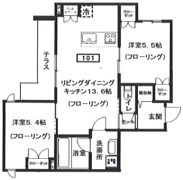 リラクスフォートの間取り画像