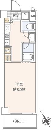 三沢NKマンションの間取り画像