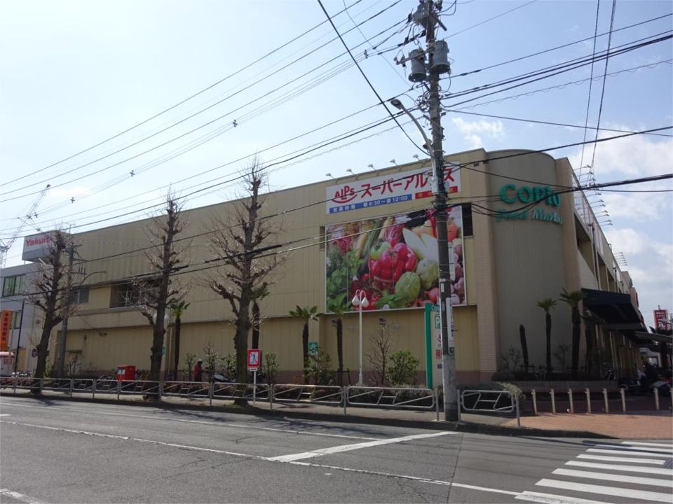 近くのスーパーアルプス 高倉店まで744m(徒歩10分)