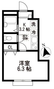 SHUKURA菊野台の間取り画像