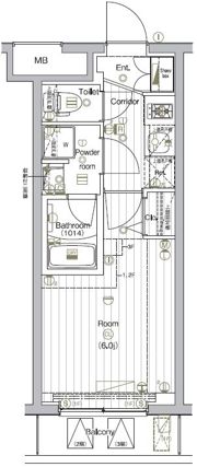 THE PREMIUM CUBE G 大崎の間取り画像