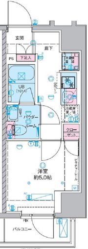 ジェノヴィア桜上水IIの間取り画像