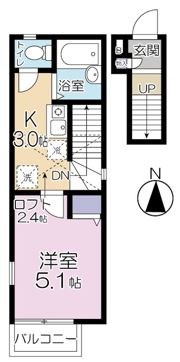 プティカァーネの間取り画像