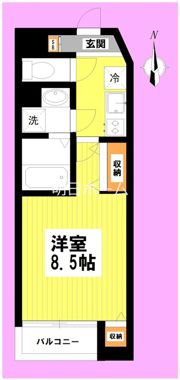 ミラコスタ高円寺の間取り画像