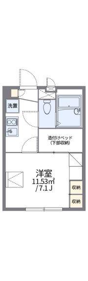 レオパレスシナーラの間取り画像
