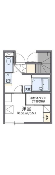 レオパレスパピーズスプリングの間取り画像