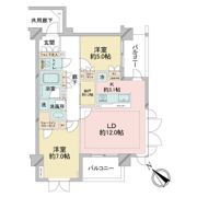 プレミスト不動前の間取り画像