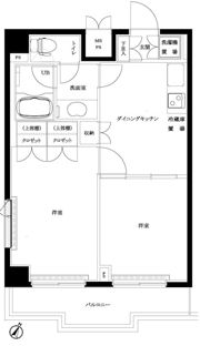 ルーブル中野沼袋の間取り画像