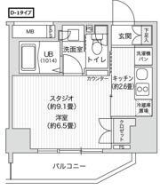 レジディア笹塚IIの間取り画像