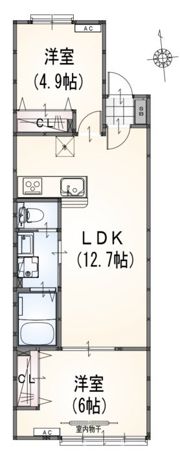 アントルタン桜上水の間取り画像