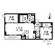ディーズプラス西大島の間取り画像