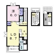 バレーノの間取り画像
