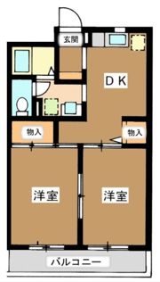 パルデンス綱島C棟の間取り画像