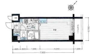 フェニックス新横濱エオールの間取り画像