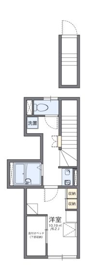 レオパレス雷塚IIの間取り画像