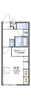 レオパレス南田園第2の間取り画像