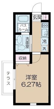 NSGATE五反野twoの間取り画像