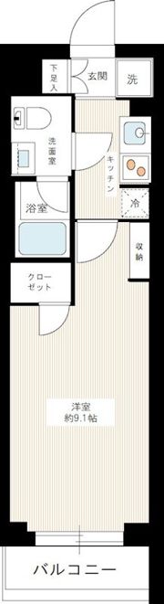 スカイコートパレス小竹向原の間取り画像