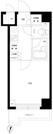 ルーブル明大前の間取り画像