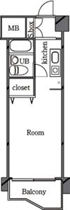 萬ビルの間取り画像