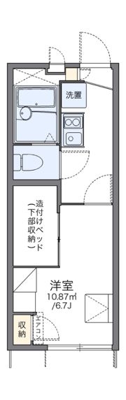レオパレスシティーストーンの間取り画像