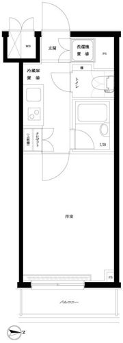 ルーブル白金高輪弐番館の間取り画像