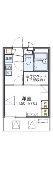 レオパレスJIZOの間取り画像