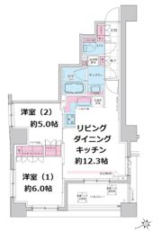ステラメゾン三軒茶屋の間取り画像