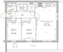 VERXEED STAIR HIGASHI JUJO EKIの間取り画像