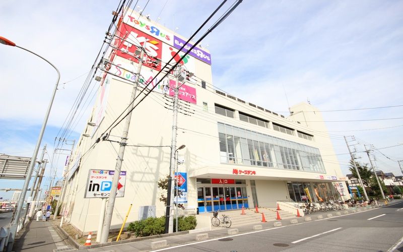 近くの【近隣施設】草加セーモンプラザ(複合施設)まで徒歩1分まで80m(徒歩1分)