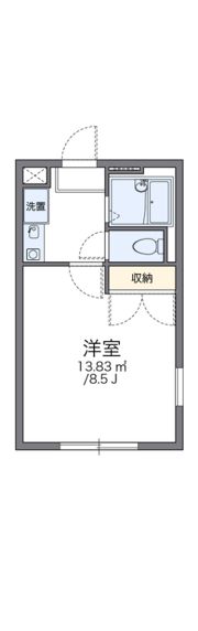 レオパレス麻生の間取り画像