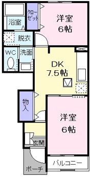 エスポワール・Kの間取り画像