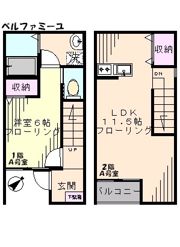 ベルファミーユの間取り画像