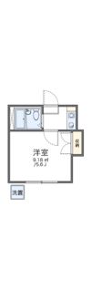 レオパレス上溝第2の間取り画像