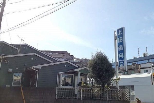 近くの上田歯科まで600m(徒歩8分)