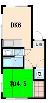 コーポ木村の間取り画像