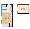 Studioの間取り画像