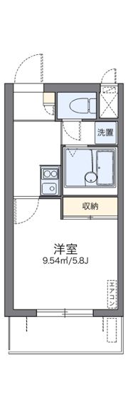 レオパレスオゥルの間取り画像