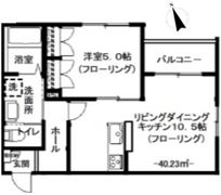 ムーンライト コントラバスの間取り画像