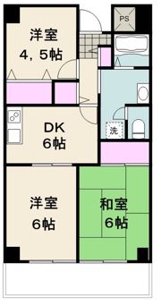 トップアイランドコーポの間取り画像