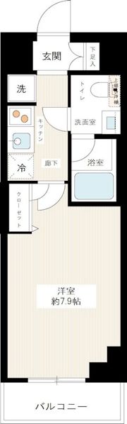 HY’s crecer 清澄白河の間取り画像