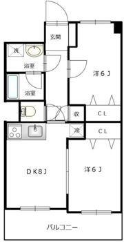 グリーンビレッジ豊玉の間取り画像
