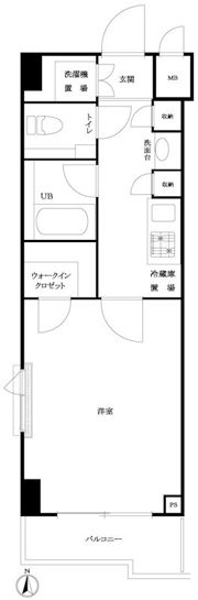 ルーブル泉岳寺前の間取り画像