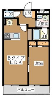 ブランドール弐番館の間取り画像